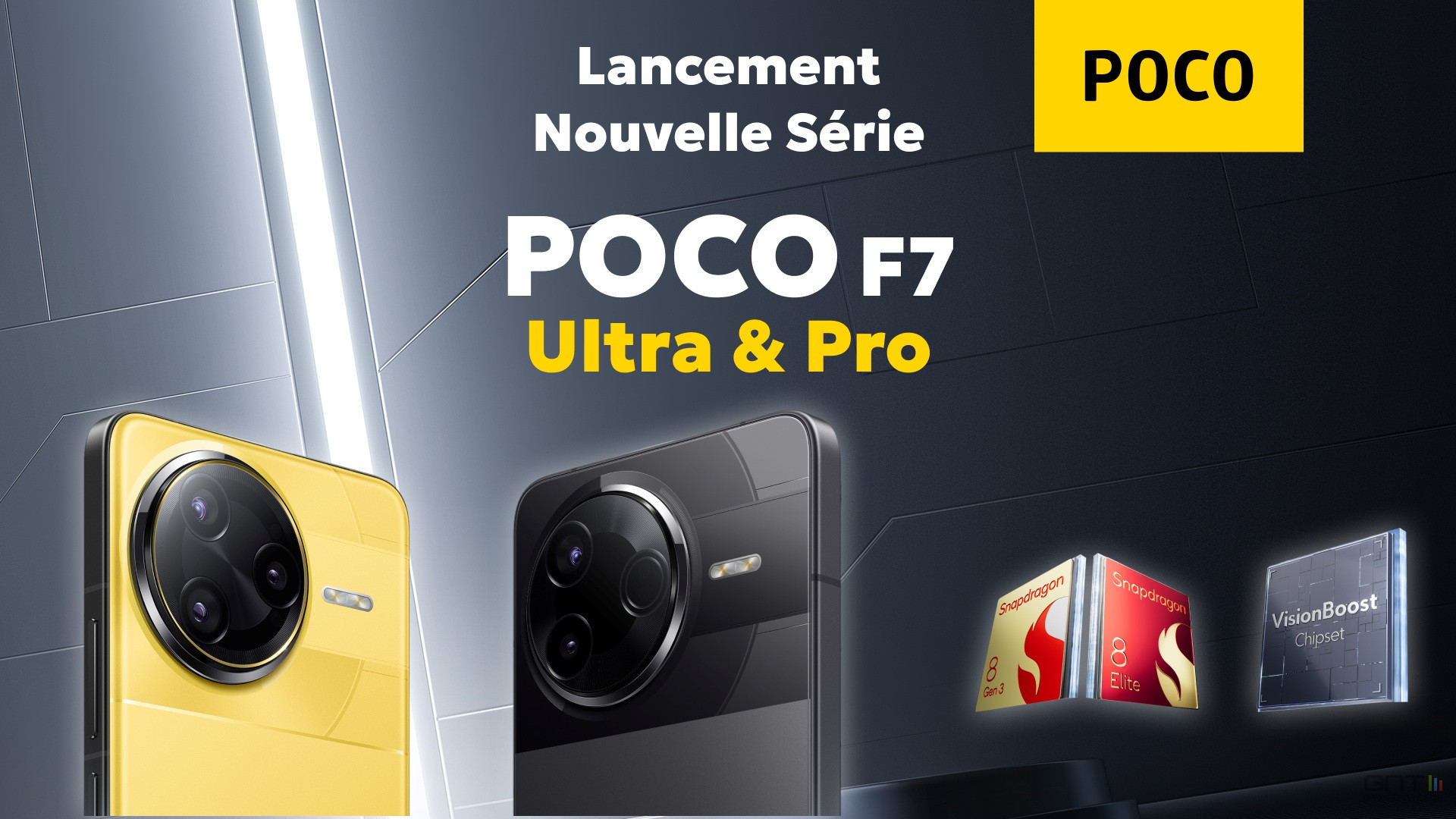 POCO entre sur le marché des flagships haut de gamme avec la série POCO F7 !