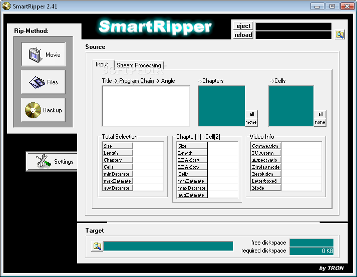 SmartRipper screen1