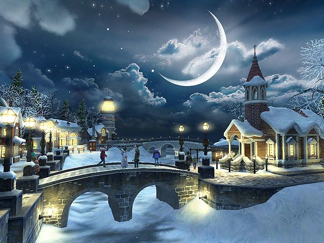 Snow Village 3D screen 1