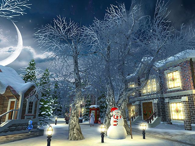 Snow Village 3D screen 3