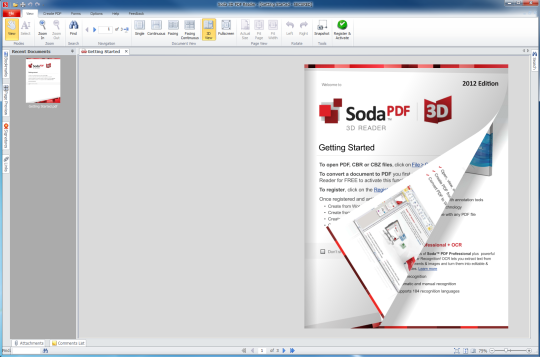 Soda 3D PDF Reader screen1