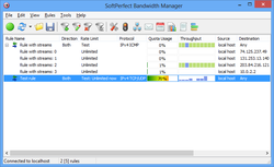 SoftPerfect Bandwidth Manager screen1