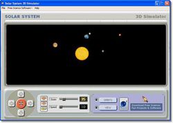 Solar System 3D Simulator screen1