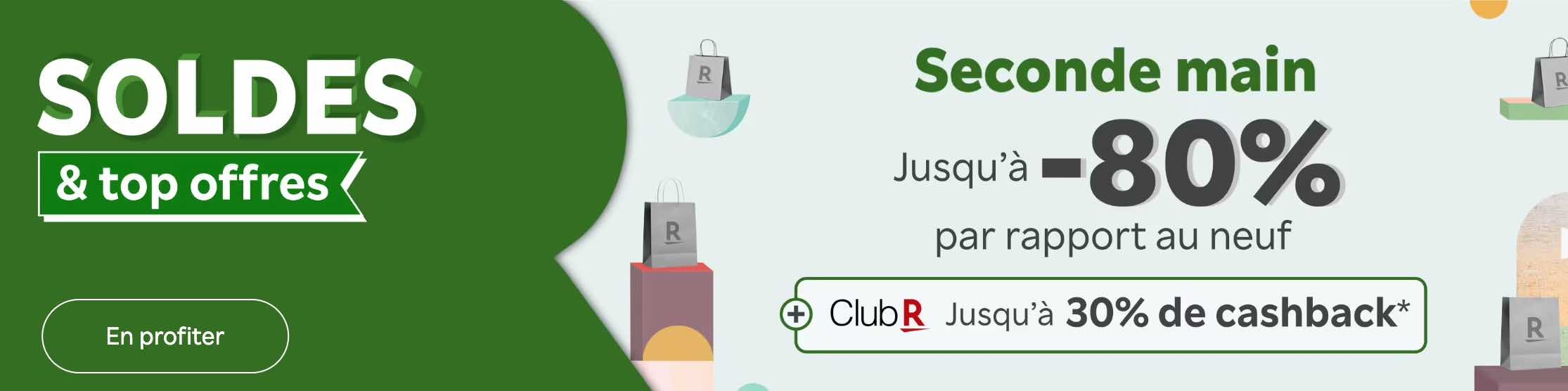 soldes d'hiver Rakuten seconde main