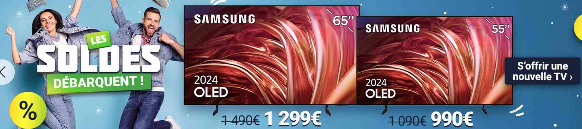 Soldes Rue du Commerce TV OLED Samsung