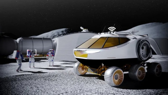 Solstar Space reseau WiFi Lune