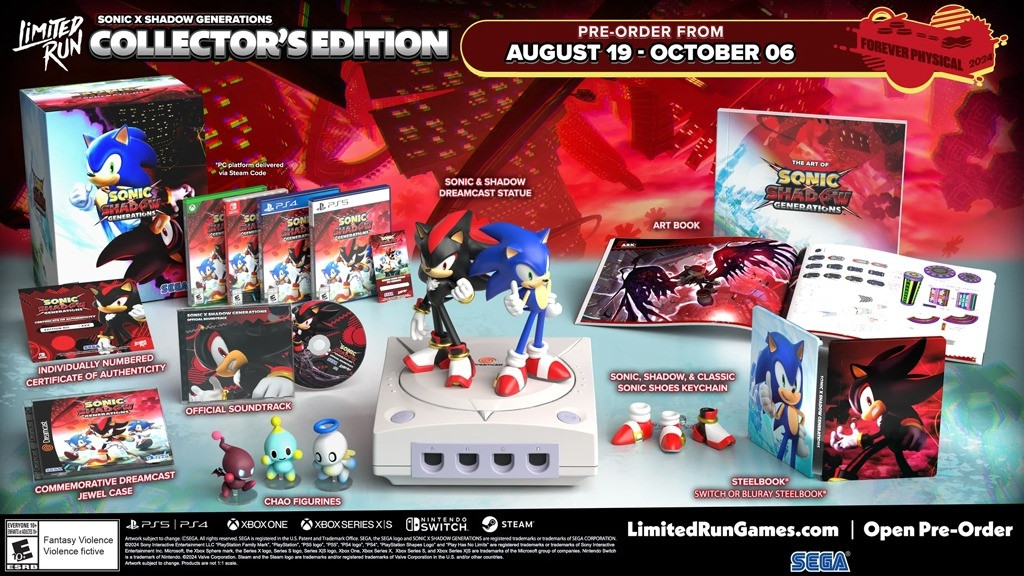 Sonic X Shadow Generations collector