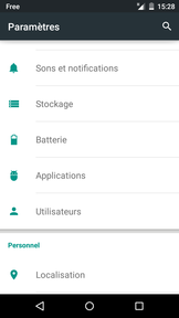 Activer les sonneries prioritaires sous Android
