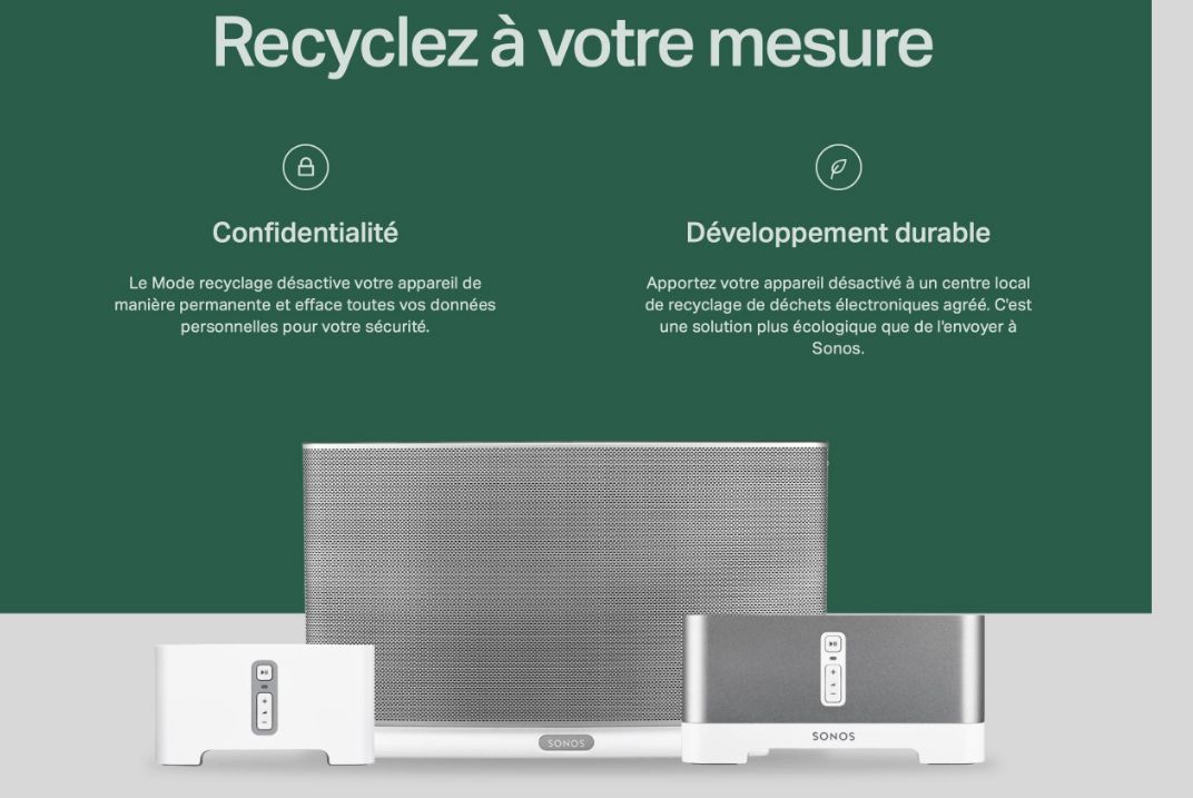 Sonos : une mise à jour qui bricke les enceintes pour encourager le recyclage