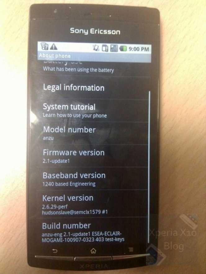 Sony Ericsson Anzu Xperia X12
