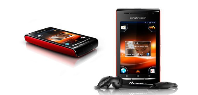 Sony Ericsson W8 rouge
