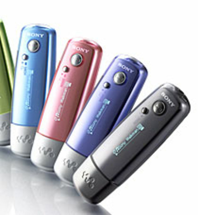 Sony Walkman gamme couleurs