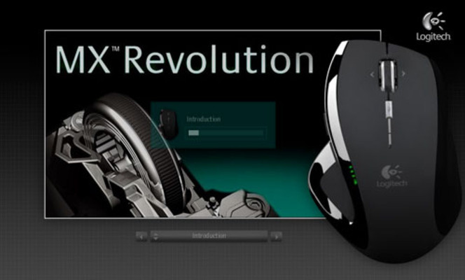 Souris Logitech MX Revolution avec roulette motorisée