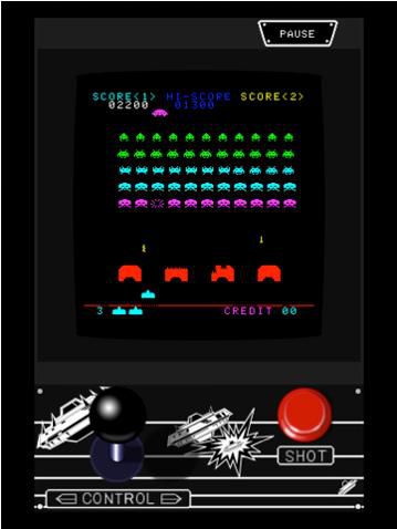 Space Invaders HD Taito iPad 01