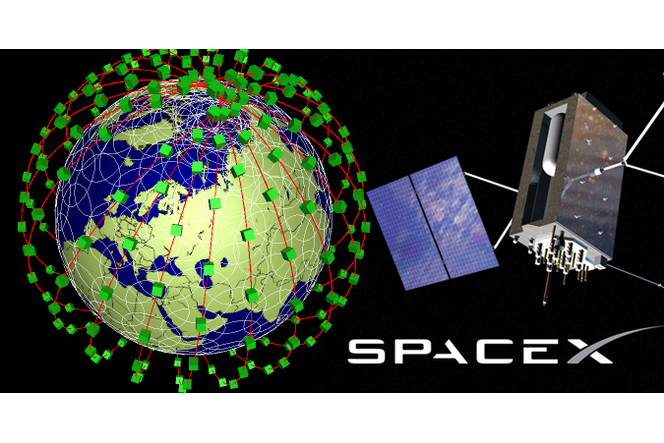 Space X micro satellites