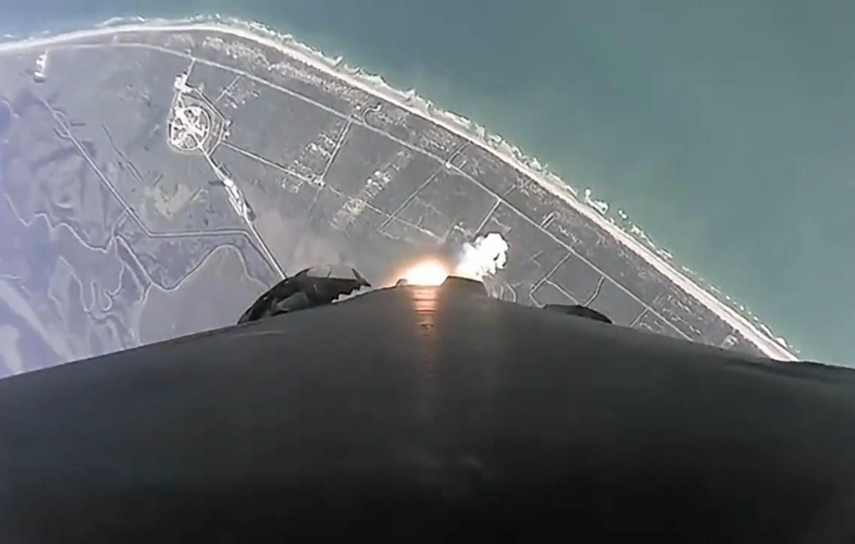 Spacex Une Vidéo Folle Du Premier Lancement De 2023