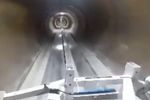 SpaceX transport rail véhicule
