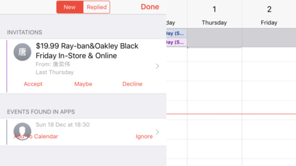 Spam calendrier Apple