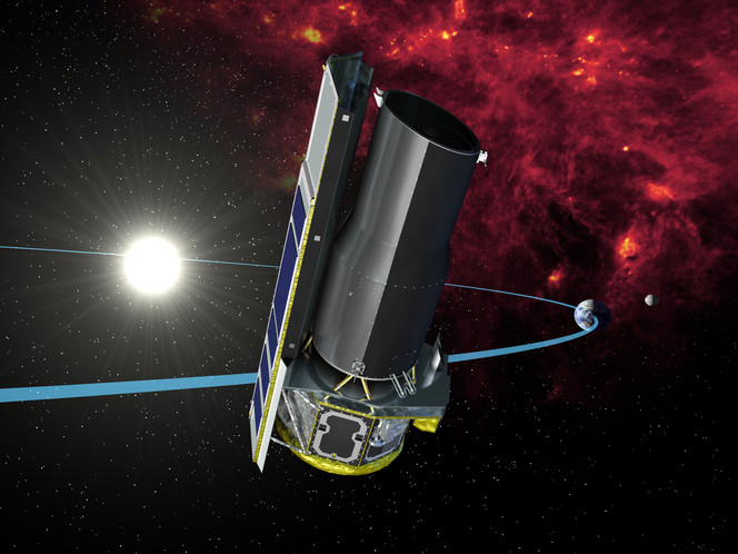 Spitzer telescope spatial