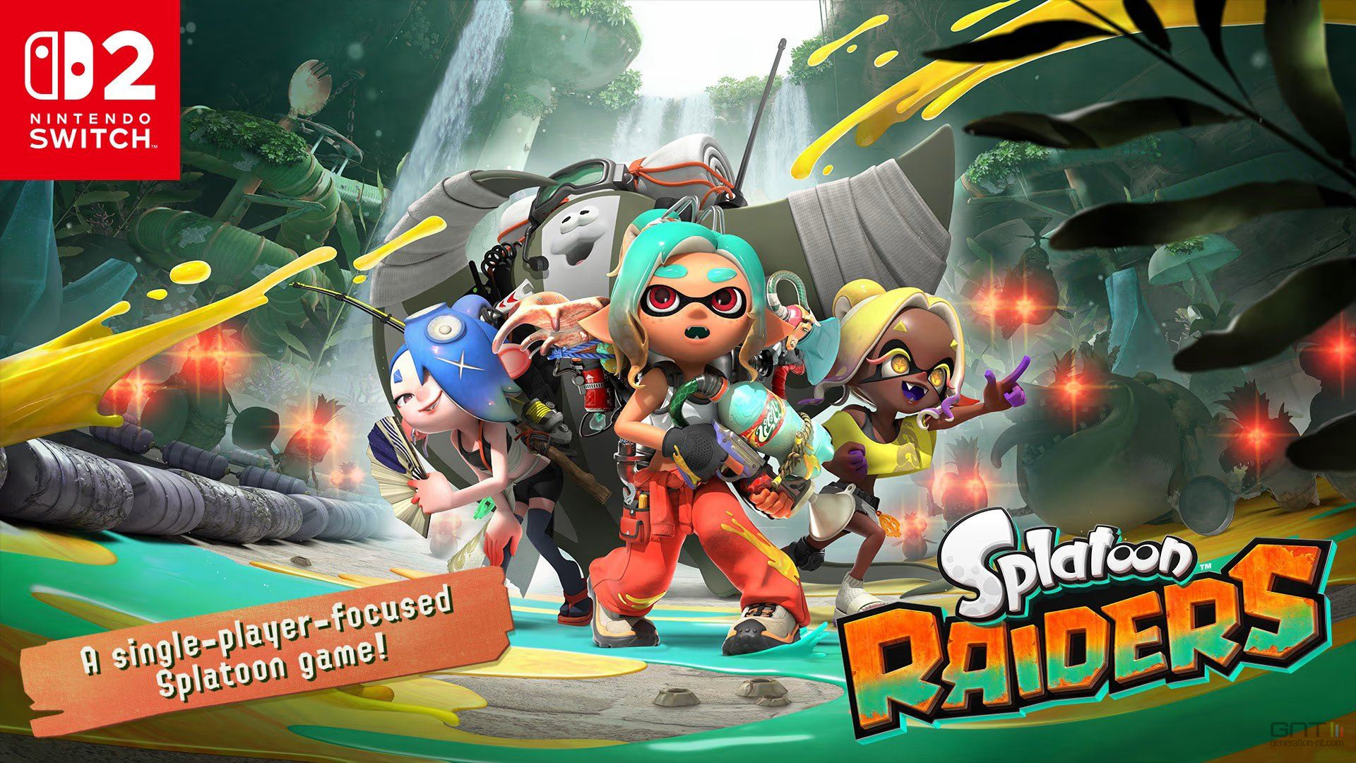Splatoon Raiders : la date de sortie sur Switch 2 enfin dévoilée, et ce n'est pas qu'un jeu solo