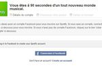 Spotify-Facebook-inscription