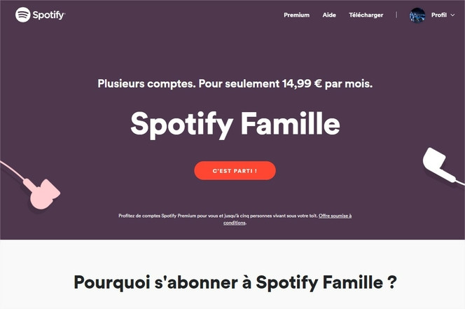 Spotify Famille
