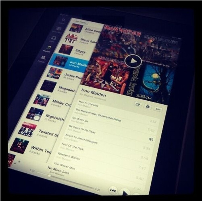 Spotify iPad