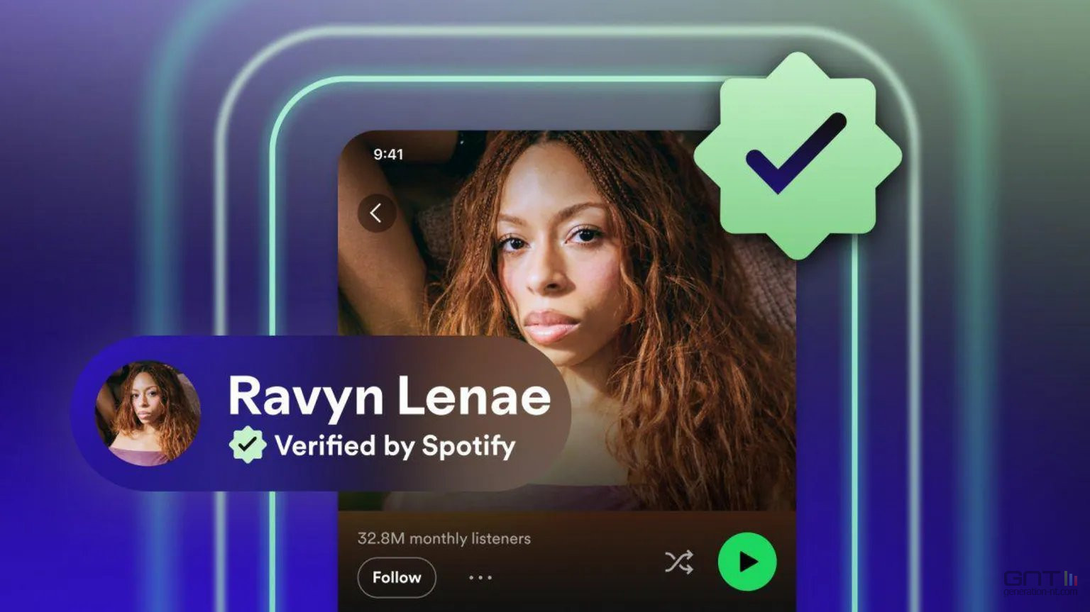 Spotify déploie son badge vert pour certifier les artistes humains