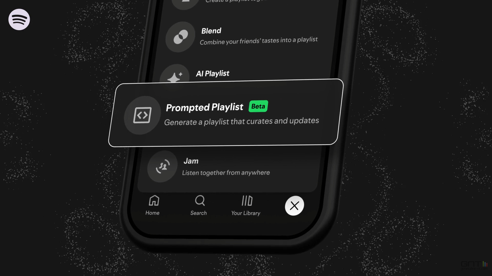 Spotify étend le principe de ses playlists IA et du contrôle de l'algorithme