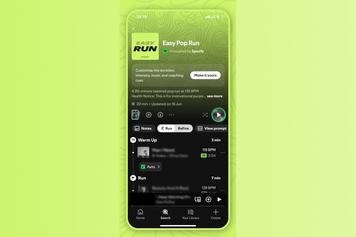 spotify-running-mode