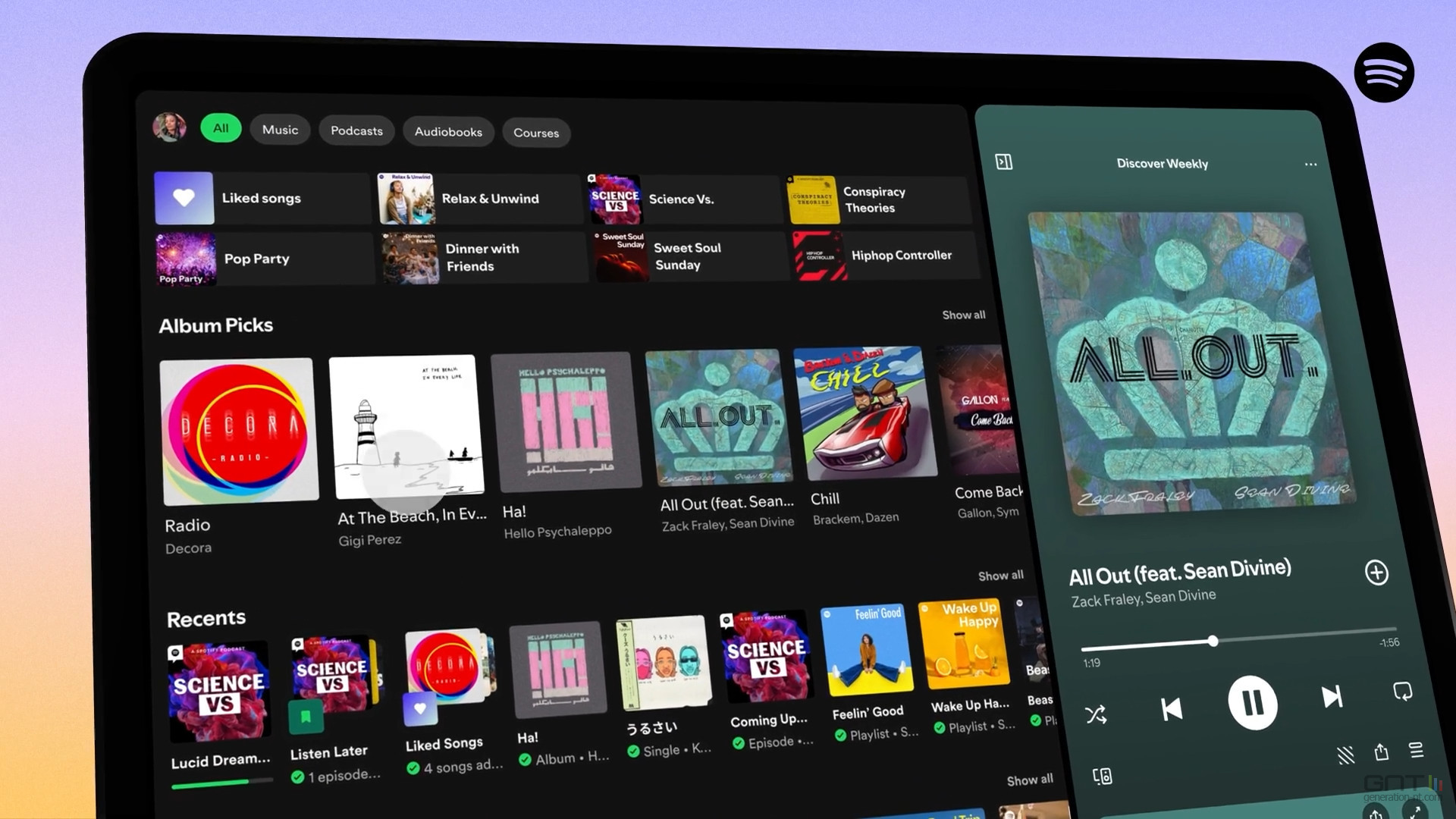 spotify-tablette