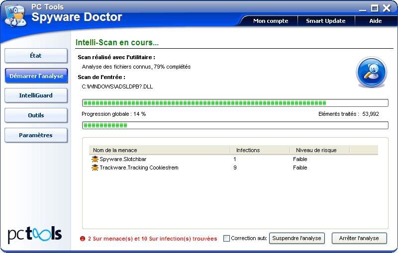 Spyware Doctor 2011 PC Tools Spyware Doctor 2011 screen 2
