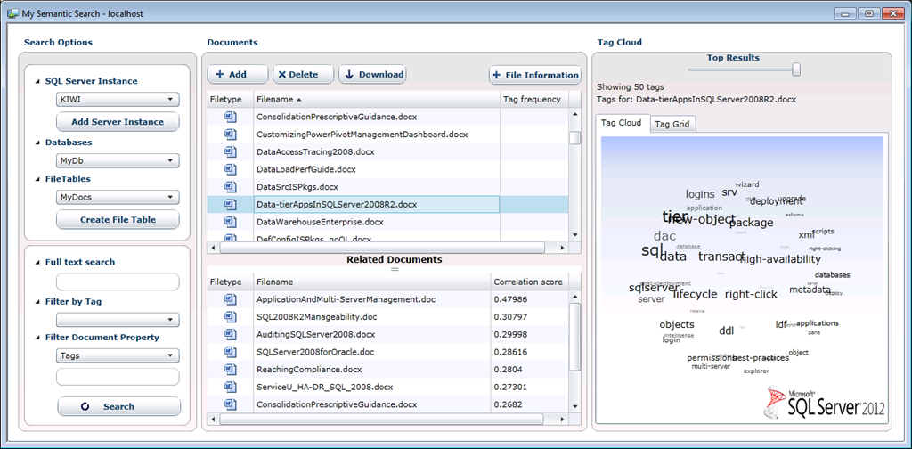 SQL Server 2012 screen 2