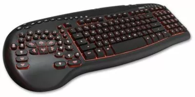Clavier Gaming SteelSeries Merc Stealth – Rétroéclairé LED – QWERTY – Noir
