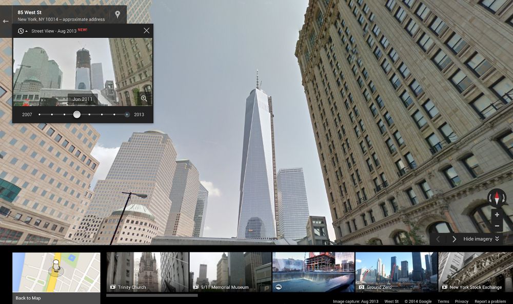Street View Freedom Tower 03e8025201573022 