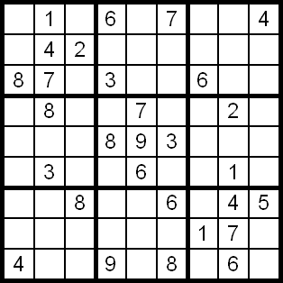 Sudoku grille