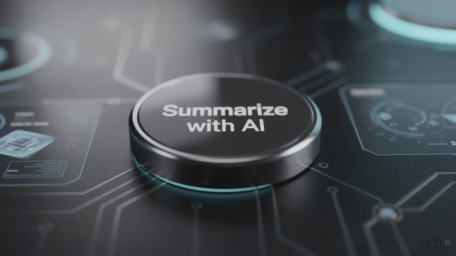 Summarize with AI illustration IA