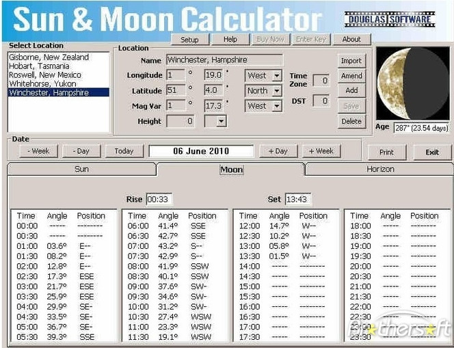 Sun & Moon Calculator logo 2