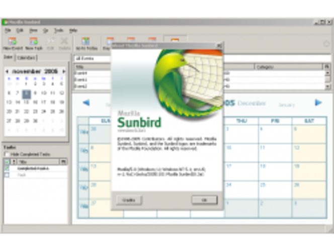 Sunbird version 3.0 alpha (Small)