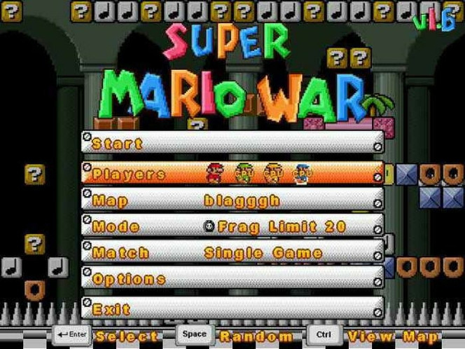 Super Mario War screen1