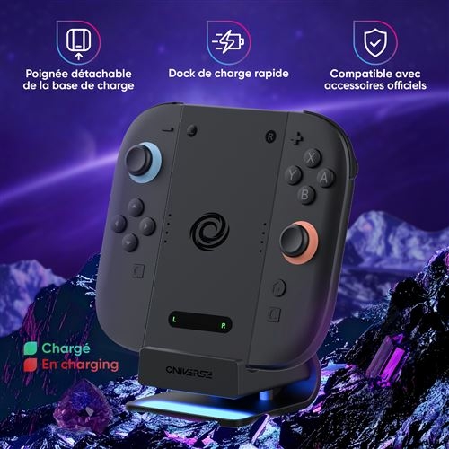 Oniverse Fusion Dock 2 Joycons + Controller Grip Ladeständer für Nintendo Switch 2