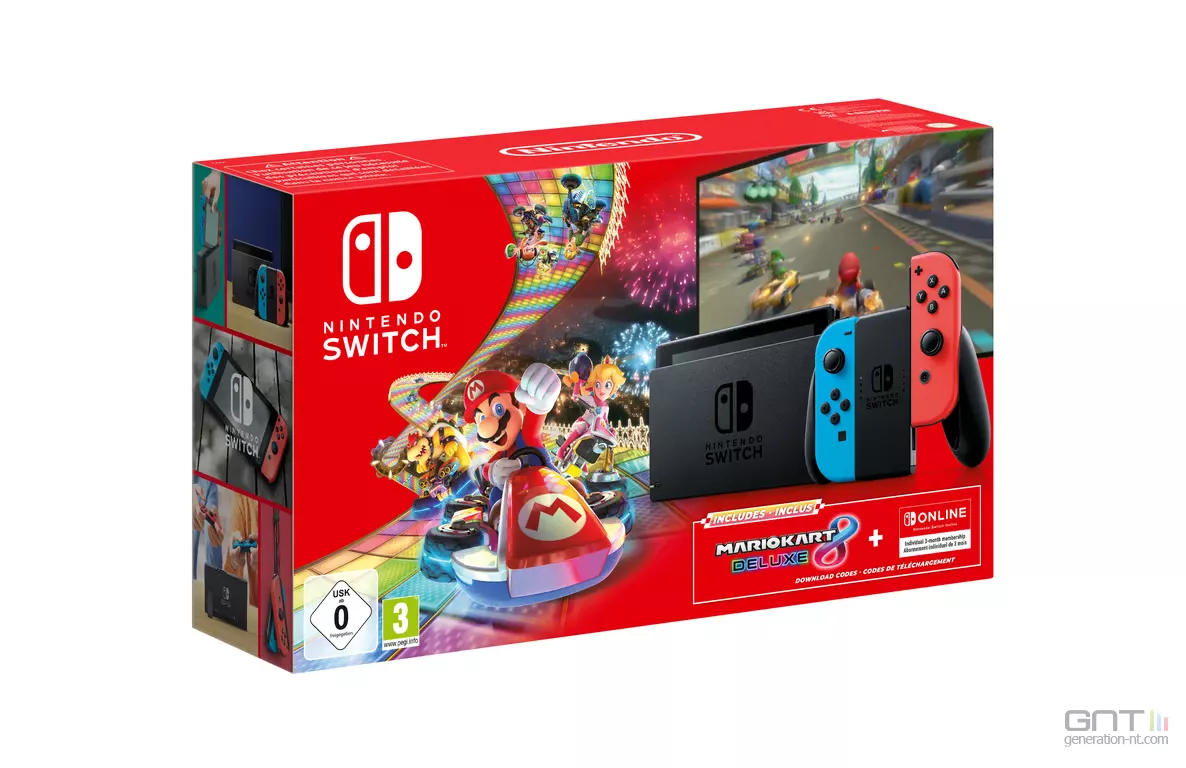 Nintendo Switch OLED édition limitée Mario Kart 8 Deluxe à -15% et