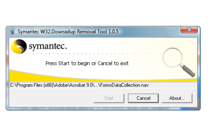 Symantec W32.Downadup Removal Tool