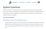 System Examiner : un outil basique pour diagnostiquer votre ordinateur