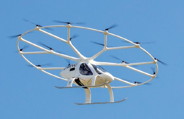 taxi volant Volocopter ADP JO 2024