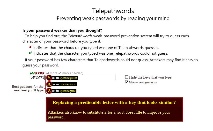 Telepathwords