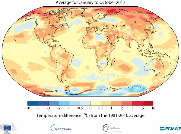 Temperature-moyenne-janvier-septembre-2017-comparaison-moyenne-1981-2010
