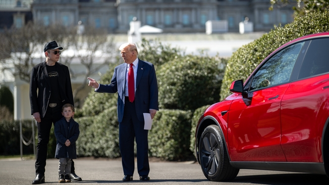 Tesla Donald Trump Elon Musk Maison Blanche