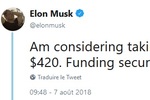 Tesla Elon Musk tweet