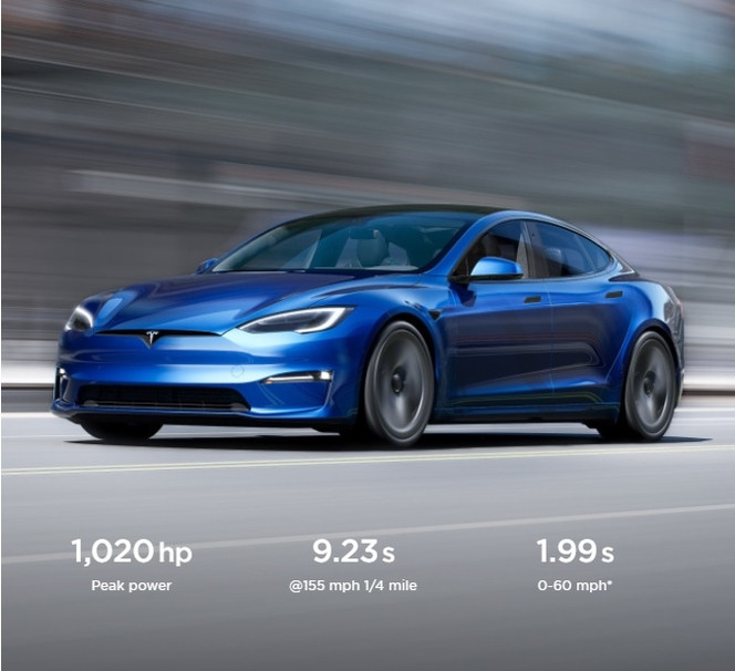 Tesla Model S Plaid : nouveau record de vitesse Ã  prÃ¨s de 350 km/h !